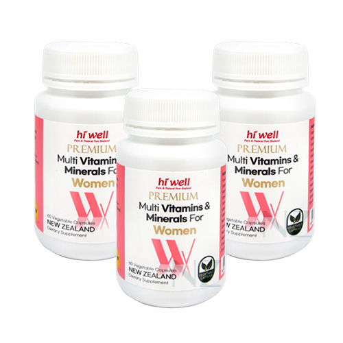 하이웰 여성용 멀티비타민 미네랄 포 우먼 60캡슐 3개