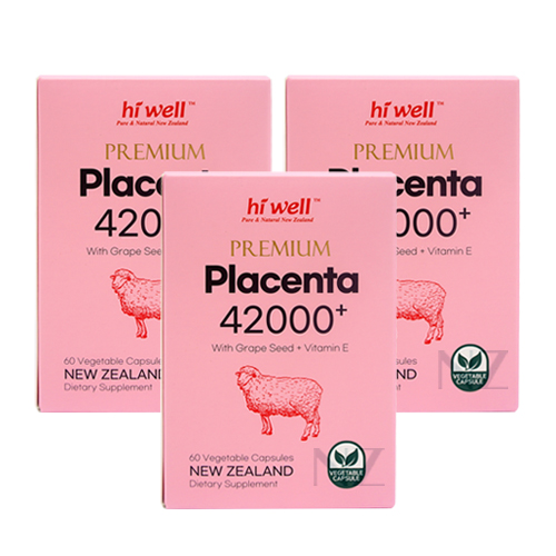 하이웰 프리미엄 플라센타 42000mg 60베지캡슐 3개 (양태반+포도씨+콜라겐)