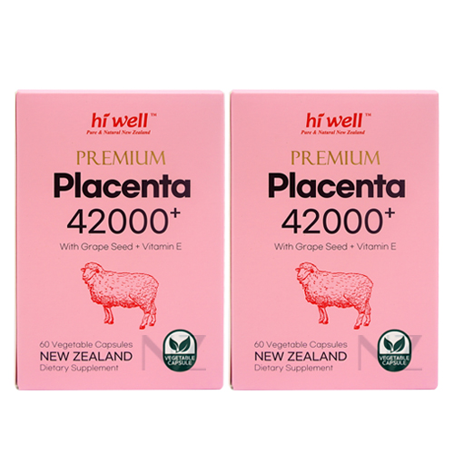 하이웰 프리미엄 플라센타 42000mg 60베지캡슐 2개 (양태반+포도씨+콜라겐)
